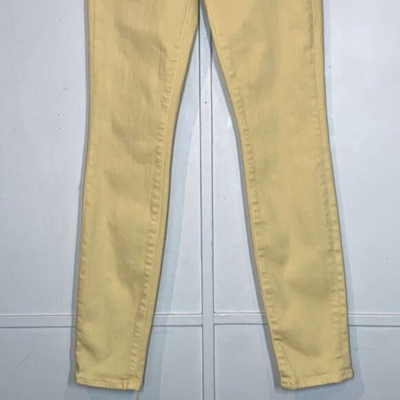 Veronica Beard Maera High-Rise Skinny Jeans in Mustard - Picture 6 of 12